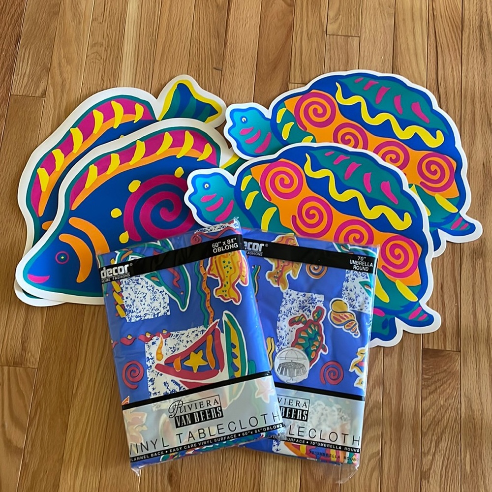 Vinyl Table Coverings plus placemats